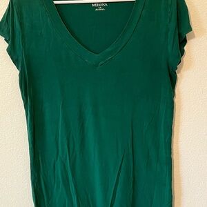 Merona Women's Green V-Neck Top